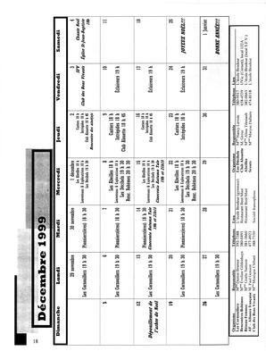   LE R�VERB�RE �CLAIR�, 1999-2000   , page 18