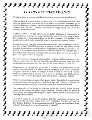   LE R�VERB�RE �CLAIR�, 1999   , page 9