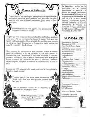   LE R�VERB�RE �CLAIR�, 1999   , page 2