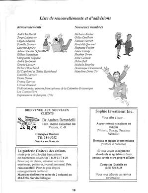   LE R�VERB�RE �CLAIR�, 1999   , page 19