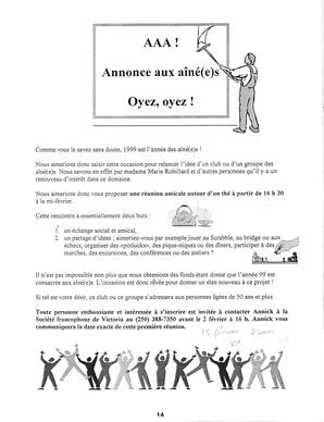   LE R�VERB�RE �CLAIR�, 1999   , page 14