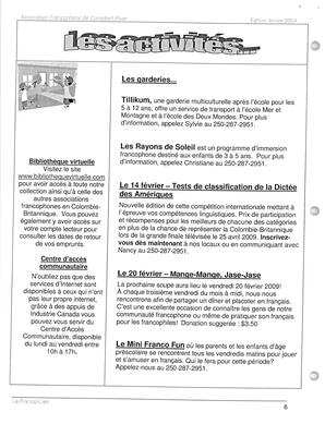   LE FRANCO-LIEN, 2009   , page 6