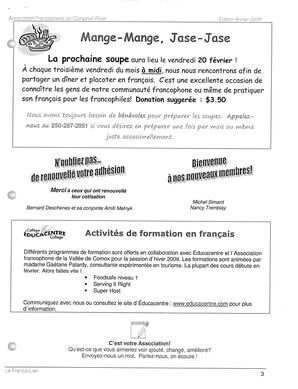   LE FRANCO-LIEN, 2009   , page 3