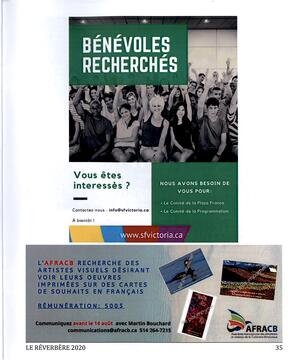   LE RÉVERBÈRE, 2020   , page 35