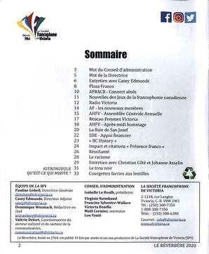   LE RÉVERBÈRE, 2020   , page 2