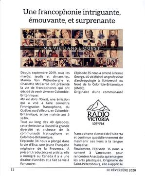   LE RÉVERBÈRE, 2020   , page 12