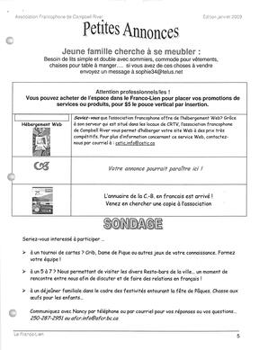   LE FRANCO-LIEN, 2009   , page 5