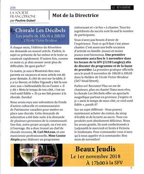   LE RÉVERBÈRE, 2018   , page 5