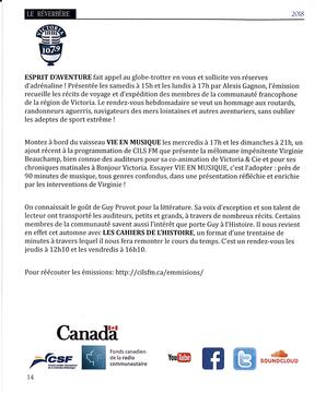   LE RÉVERBÈRE, 2018   , page 14