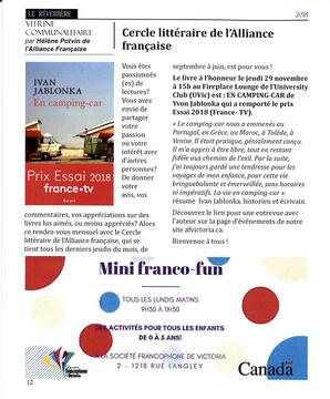   LE RÉVERBÈRE, 2018   , page 12