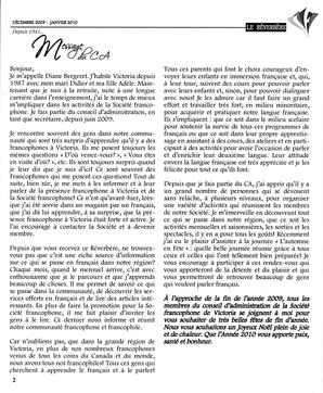   LE RÉVERBÈRE, 2009-2010   , page 2