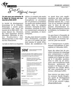   LE RÉVERBÈRE, 2009-2010   , page 17