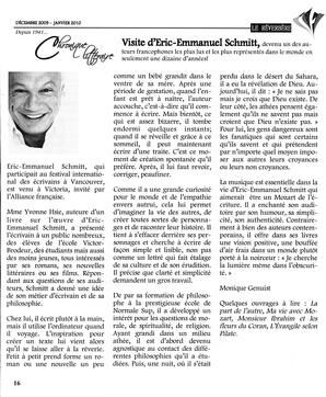   LE RÉVERBÈRE, 2009-2010   , page 16