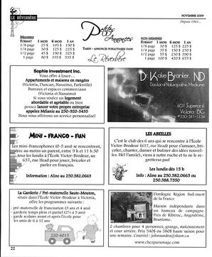   LE RÉVERBÈRE, 2009   , page 22