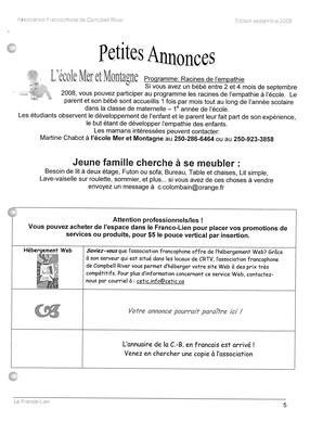   LE FRANCO-LIEN, 2008   , page 5