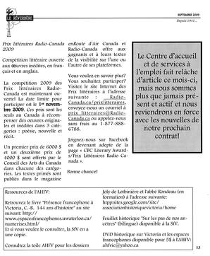   LE RÉVERBÈRE, 2009   , page 13