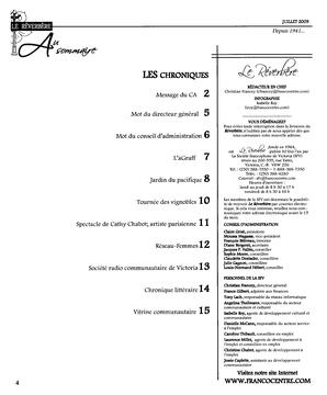   LE RÉVERBÈRE, 2009   , page 4