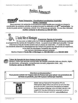   LE FRANCO-LIEN, 2008   , page 6