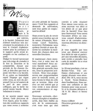   LE RÉVERBÈRE, 2009   , page 5