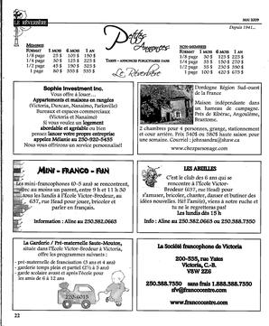   LE RÉVERBÈRE, 2009   , page 22