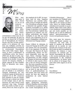   LE RÉVERBÈRE, 2009   , page 5