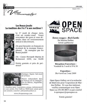   LE RÉVERBÈRE, 2009   , page 14