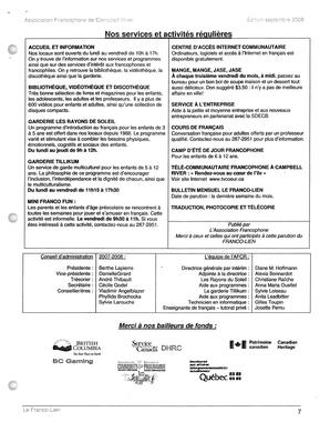   LE FRANCO-LIEN, 2008   , page 7