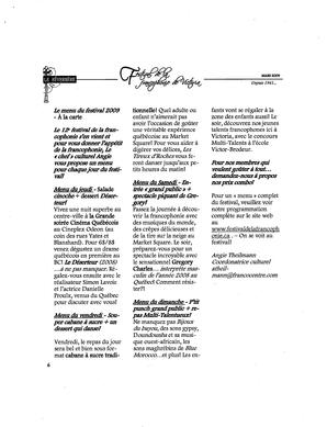   LE RÉVERBÈRE, 2009   , page 6