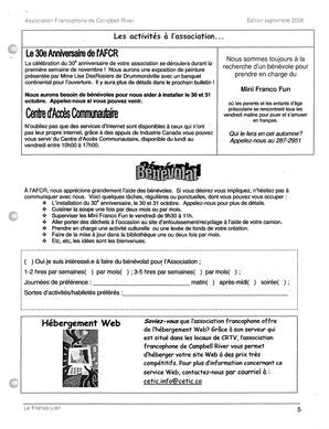   LE FRANCO-LIEN, 2008   , page 5