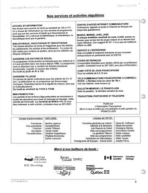   LE FRANCO-LIEN, 2008   , page 4