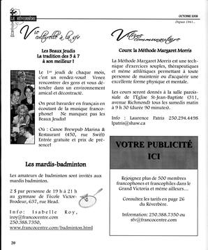   LE RÉVERBÈRE, 2008   , page 20
