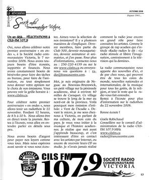   LE RÉVERBÈRE, 2008   , page 13