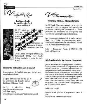   LE RÉVERBÈRE, 2008   , page 18