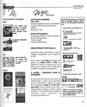   LE RÉVERBÈRE, 2008   , page 21