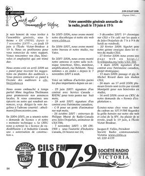   LE RÉVERBÈRE, 2008   , page 14
