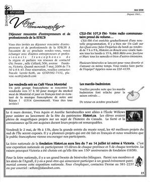   LE RÉVERBÈRE, 2008   , page 15
