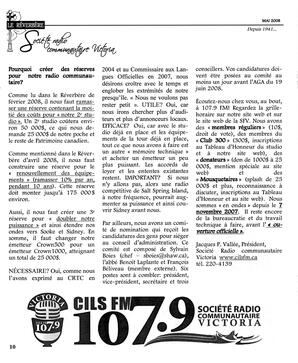   LE RÉVERBÈRE, 2008   , page 10