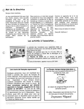   LE FRANCO-LIEN, 2008   , page 2