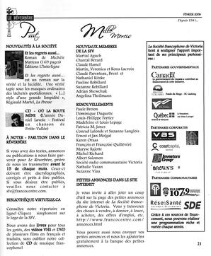   LE RÉVERBÈRE, 2008   , page 21
