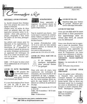   LE RÉVERBÈRE, 2007-2008   , page 6