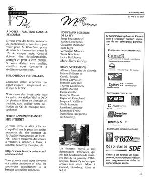   LE RÉVERBÈRE, 2007   , page 17