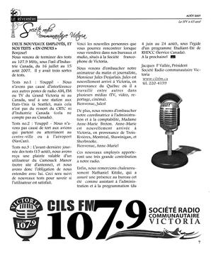   LE RÉVERBÈRE, 2007   , page 7