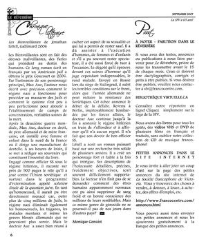   LE RÉVERBÈRE, 2007   , page 6
