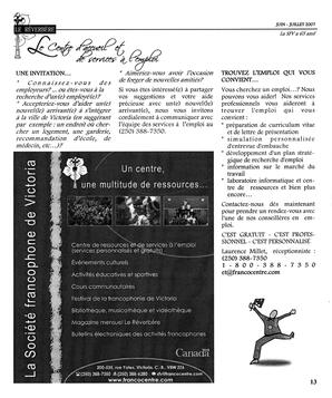  LE RÉVERBÈRE, 2007   , page 13