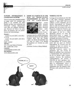   LE RÉVERBÈRE, 2007   , page 19
