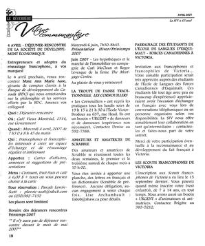   LE RÉVERBÈRE, 2007   , page 18