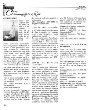   LE RÉVERBÈRE, 2007   , page 16
