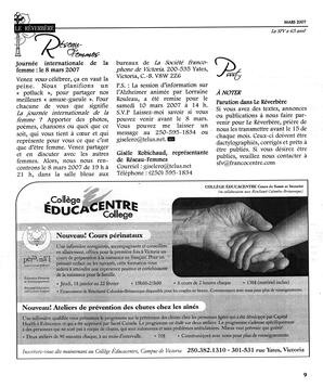   LE RÉVERBÈRE, 2007   , page 9