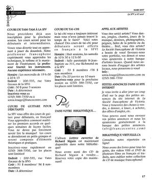   LE RÉVERBÈRE, 2007   , page 17