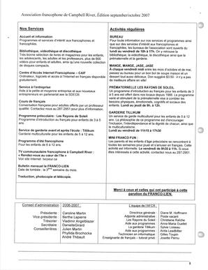   LE FRANCO-LIEN, 2007   , page 8